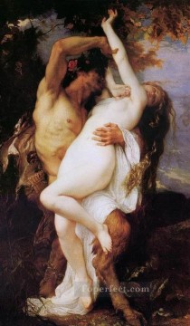  Alexandre Oil Painting - Nymphe et Satyr Alexandre Cabanel nude